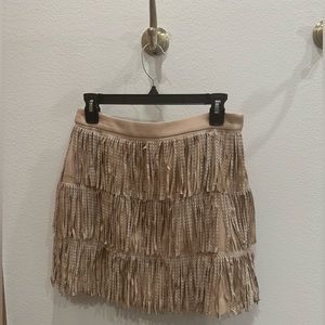 VICI studded fringe skirt